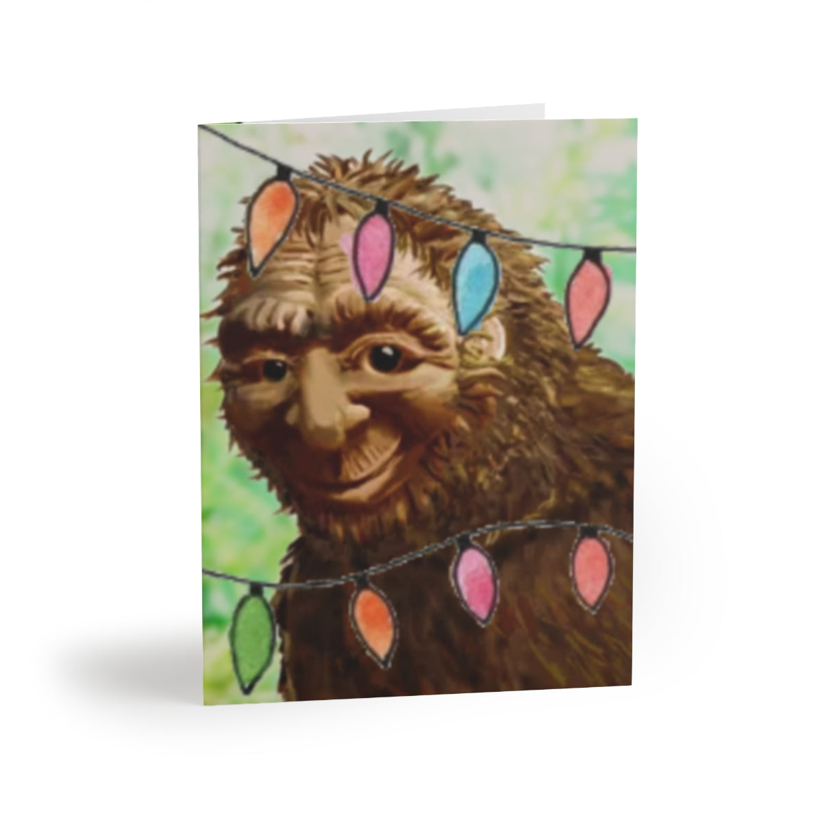 Bigfoot Christmas cards (8, 16, and 24 pcs)