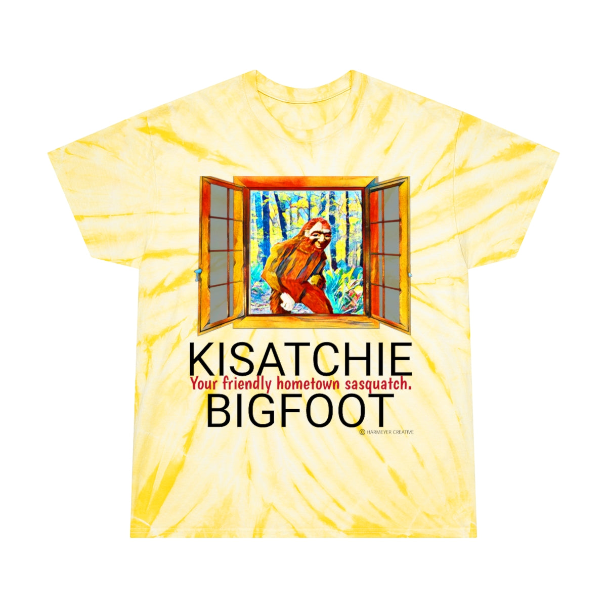 Unisex Kisatchie Bigfoot Tie-Dye Tee