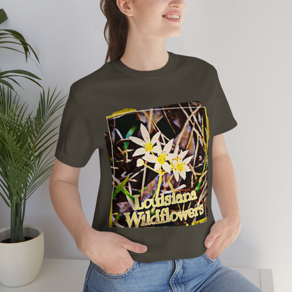 Louisiana Wildflowers Jersey Tee