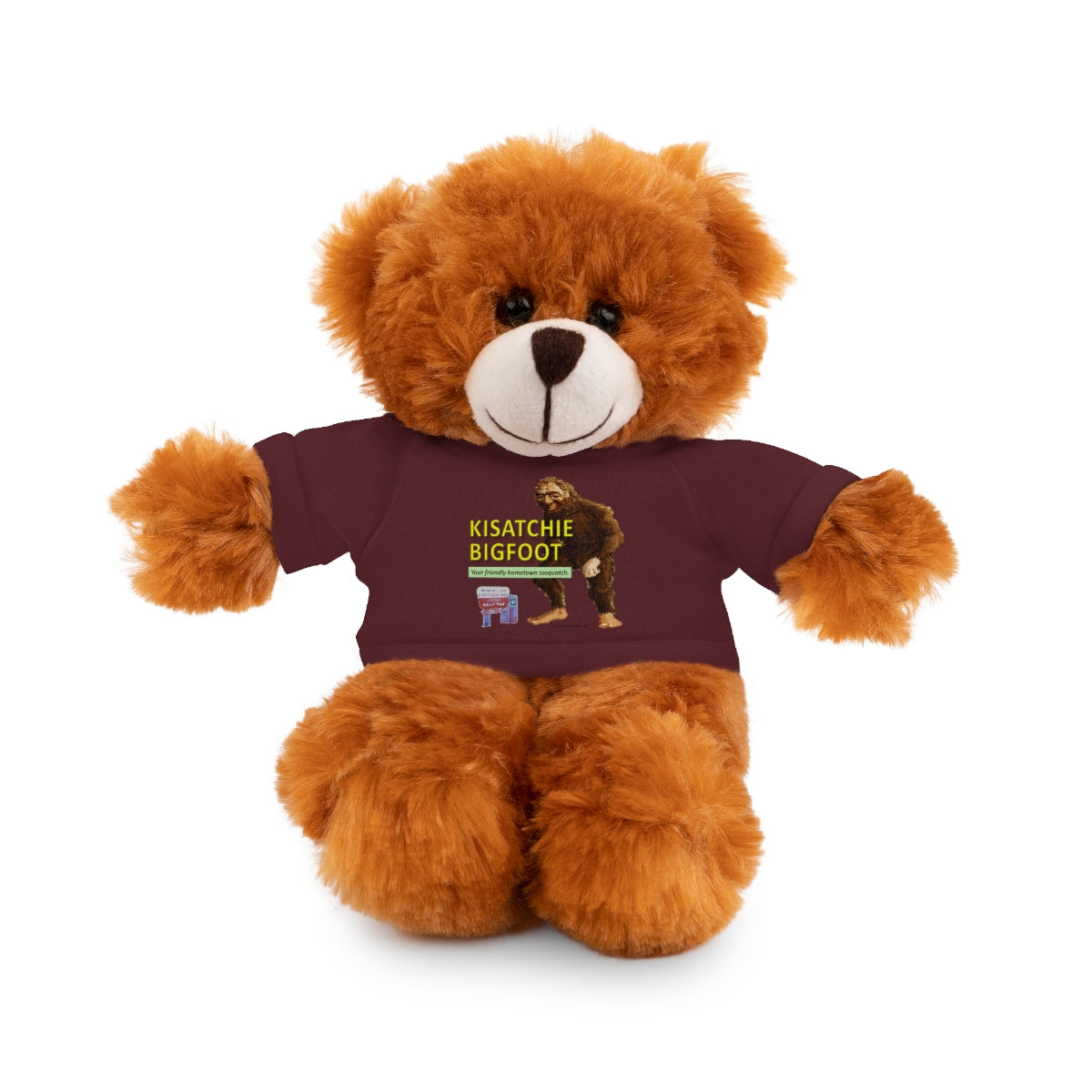 Stuffed Animals with Kisatchie Bigfoot Tee