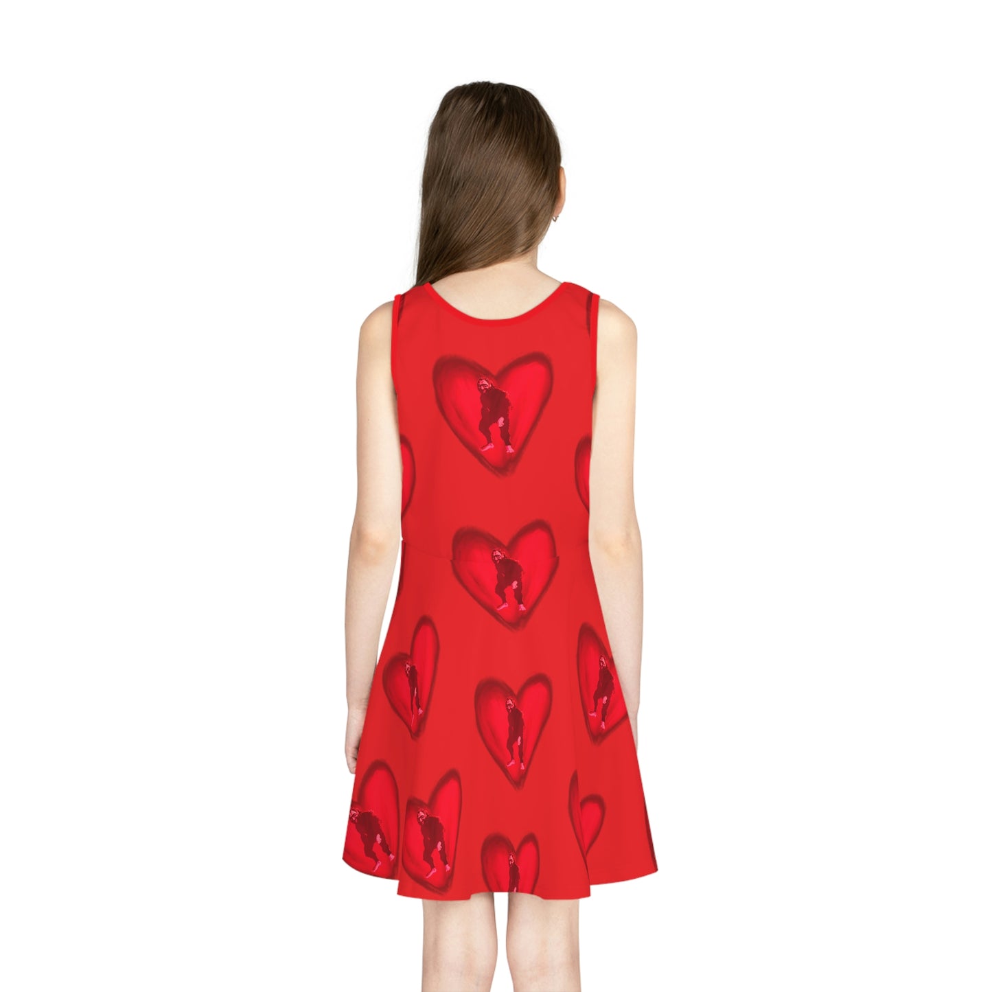 Bigfoot in My Heart Girls' Sundress