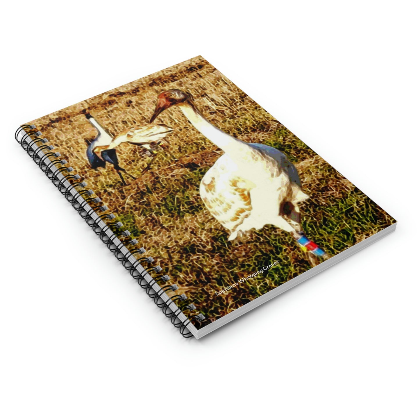 Louisiana Whooping Cranes Spiral Notebook