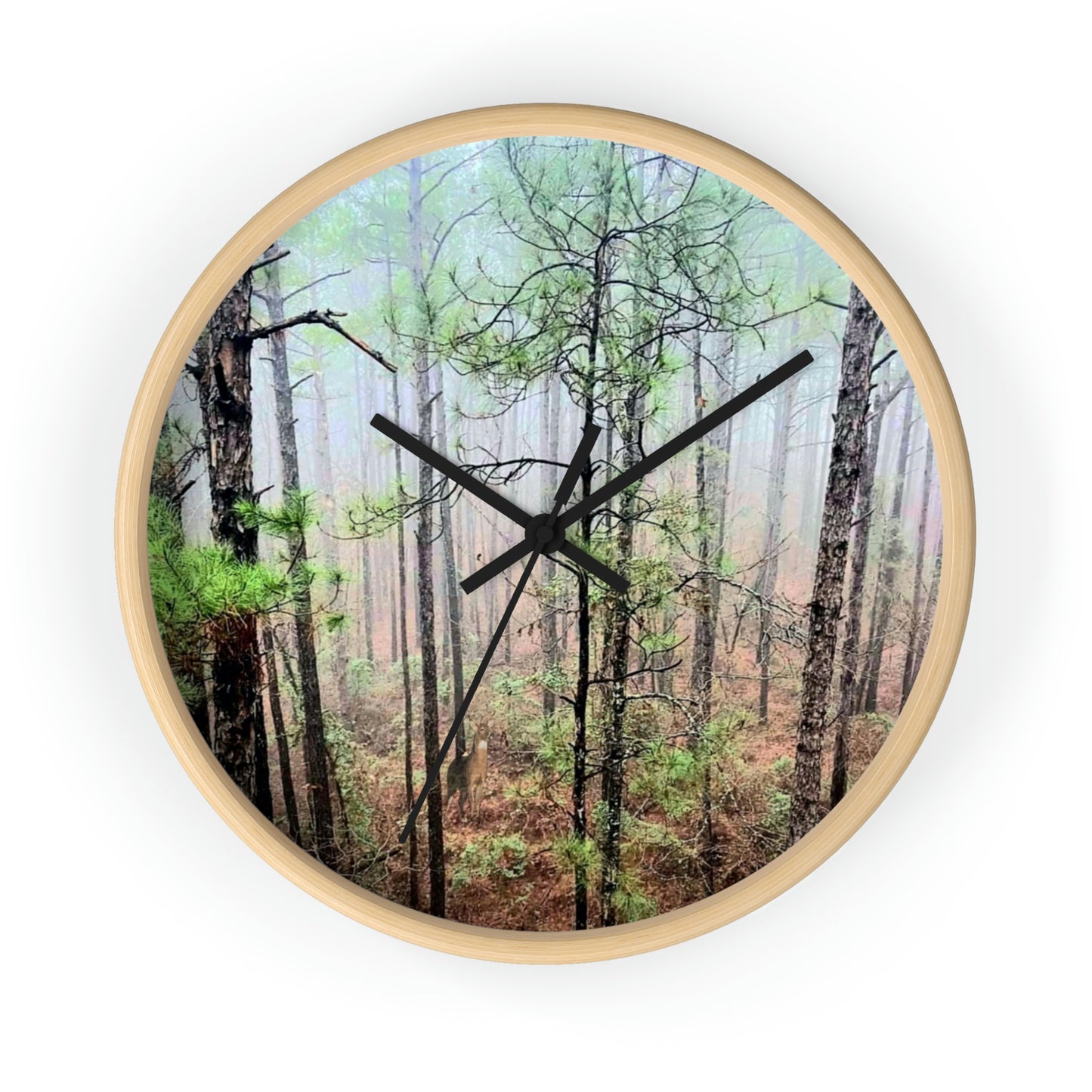 Foggy Kisatchie Wall Clocks