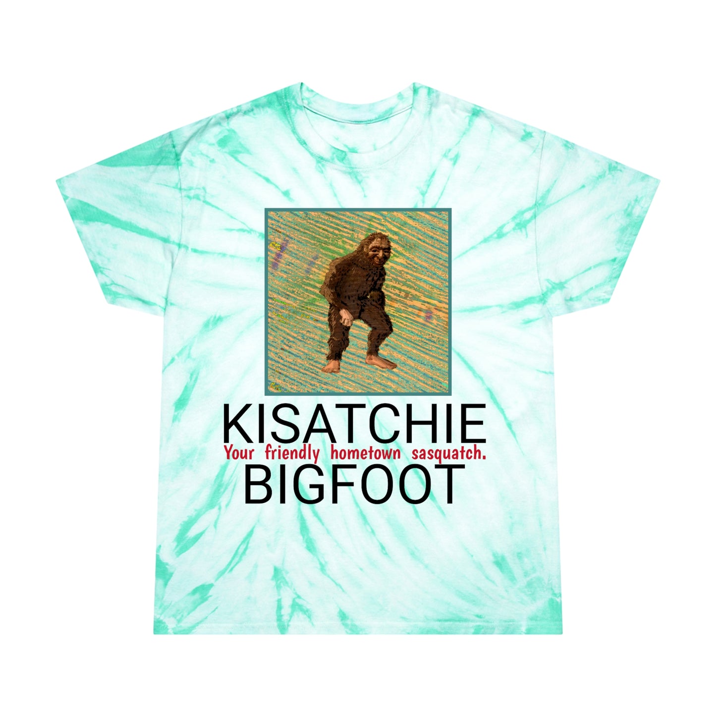 Unisex Kisatchie Bigfoot Tie-Dye Tee