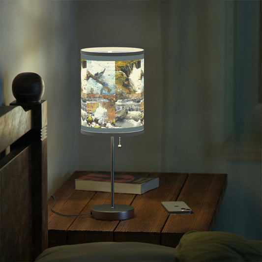 Kisatchie Bayou Rocks Lamp on a Stand