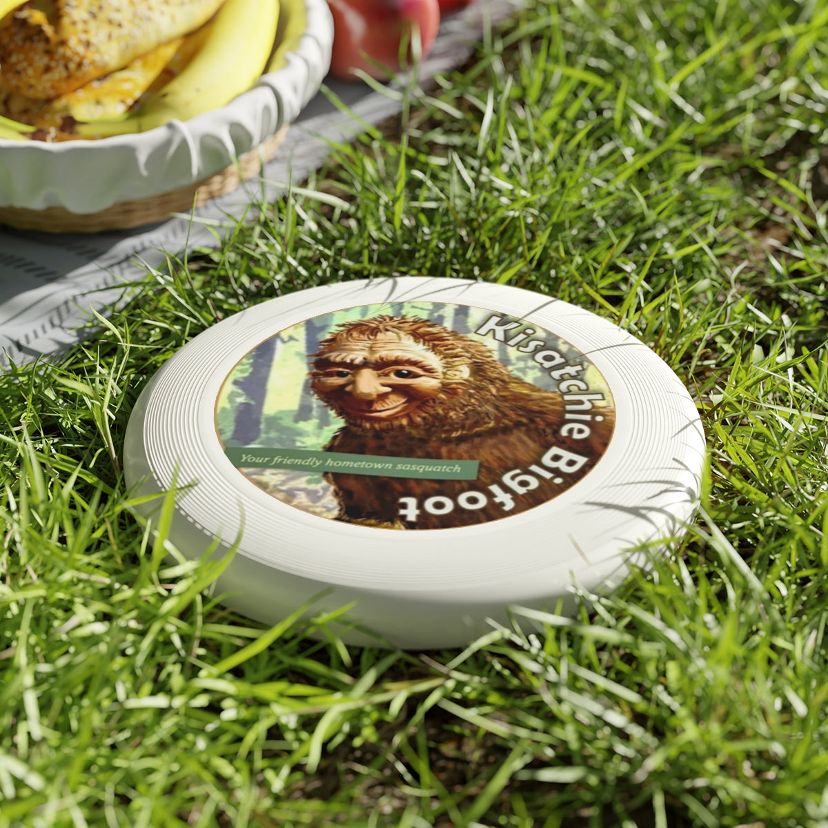 Wham-O Frisbee featuring Kisatchie Bigfoot