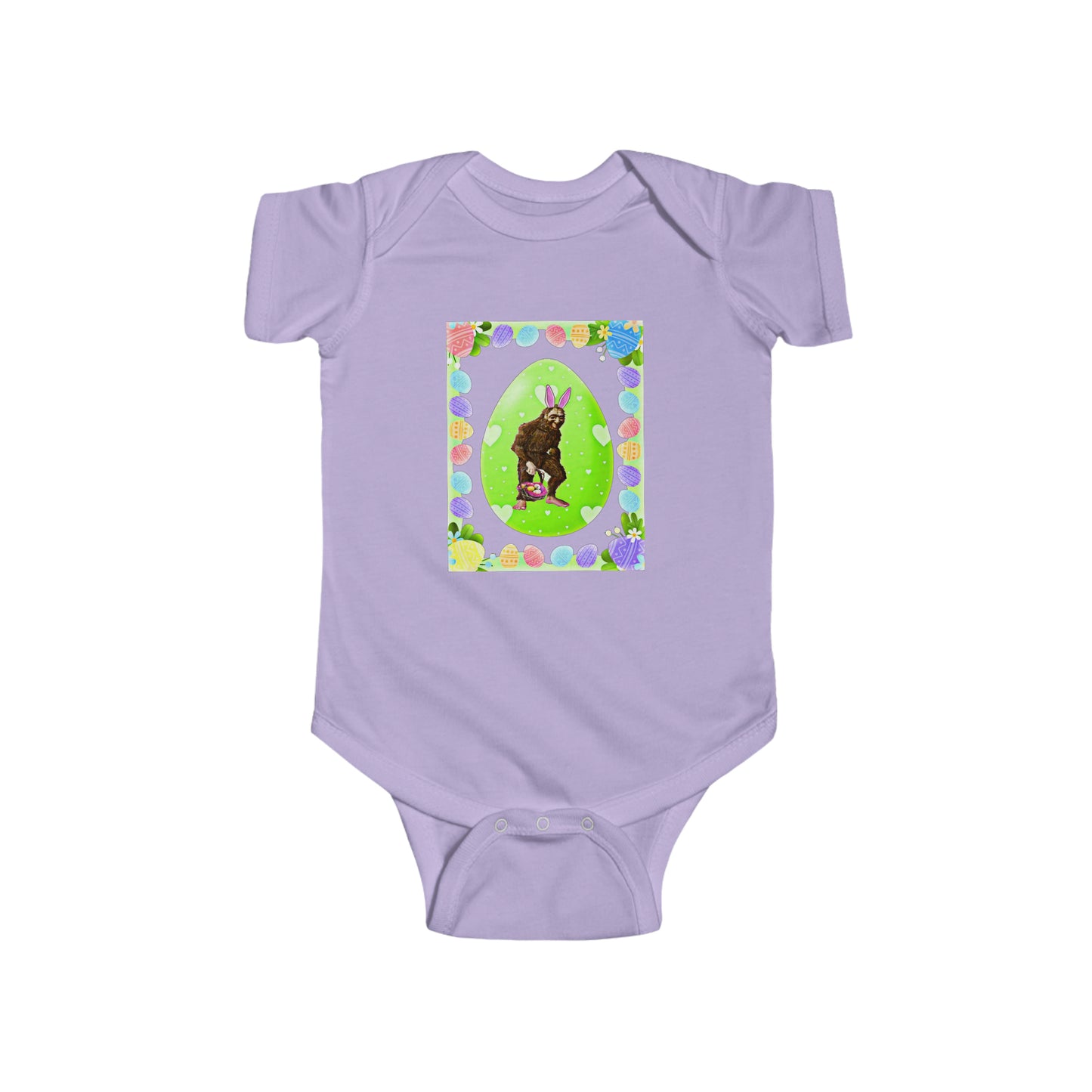 Bigfoot Easter Fine Jersey Bodysuit