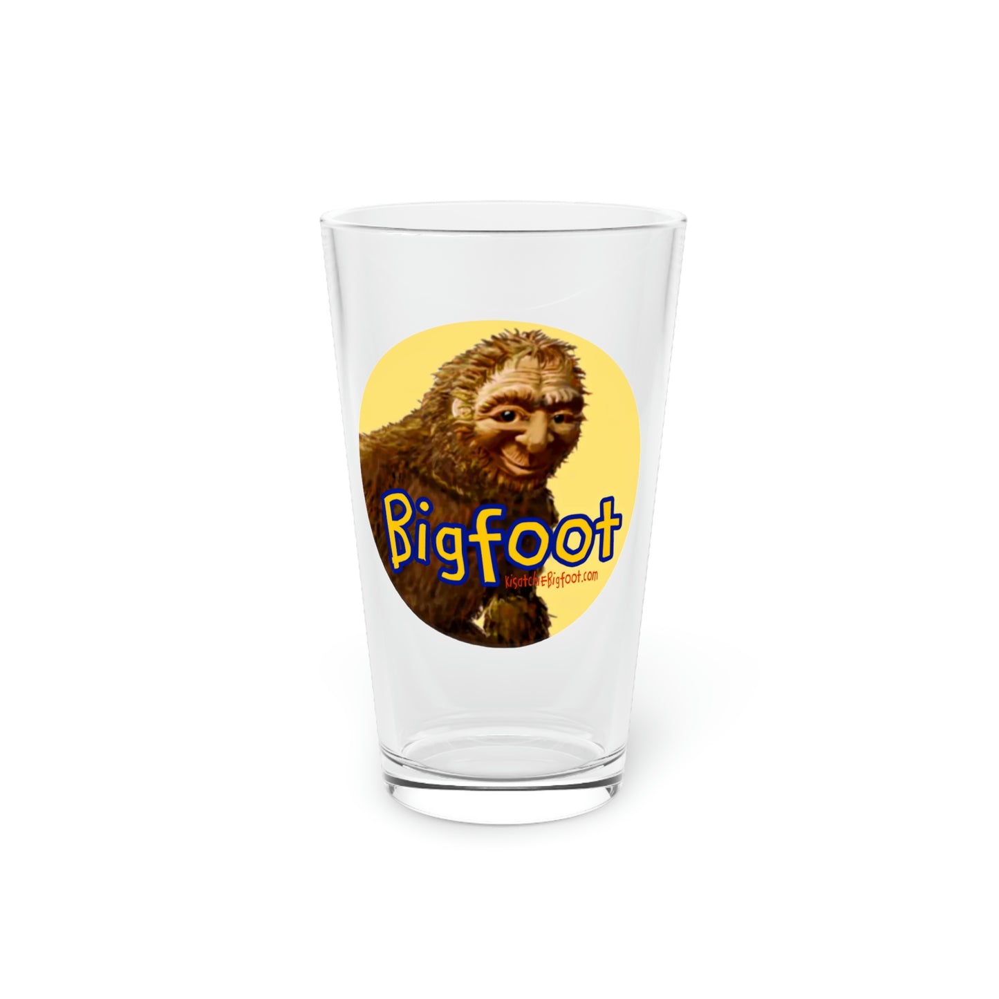 Bigfoot Clear Pint Glass