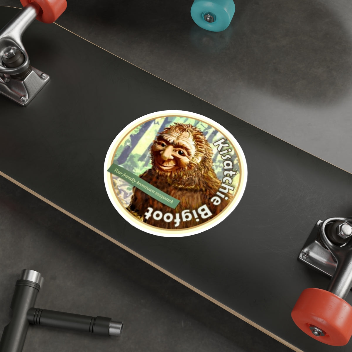 Die-Cut Kisatchie Bigfoot Stickers