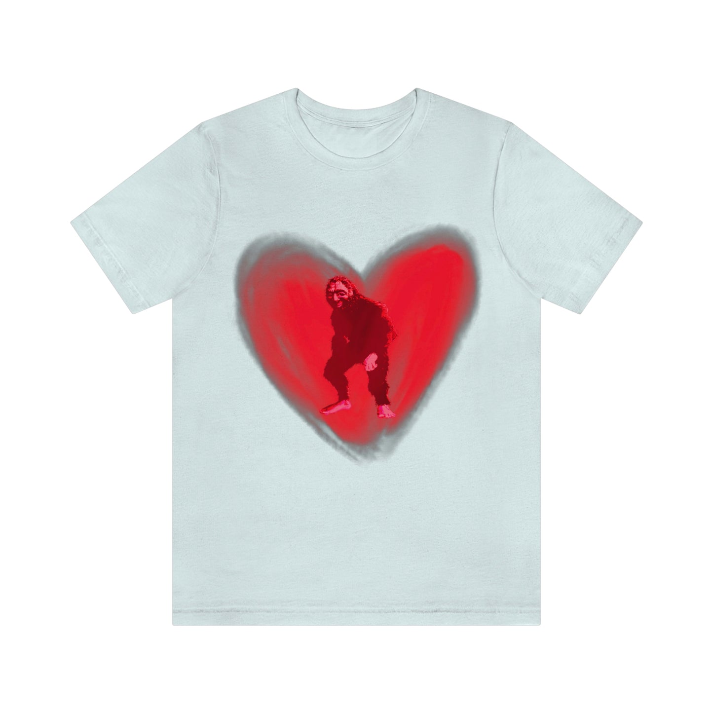 Unisex Bigfoot in My Heart Jersey Tee