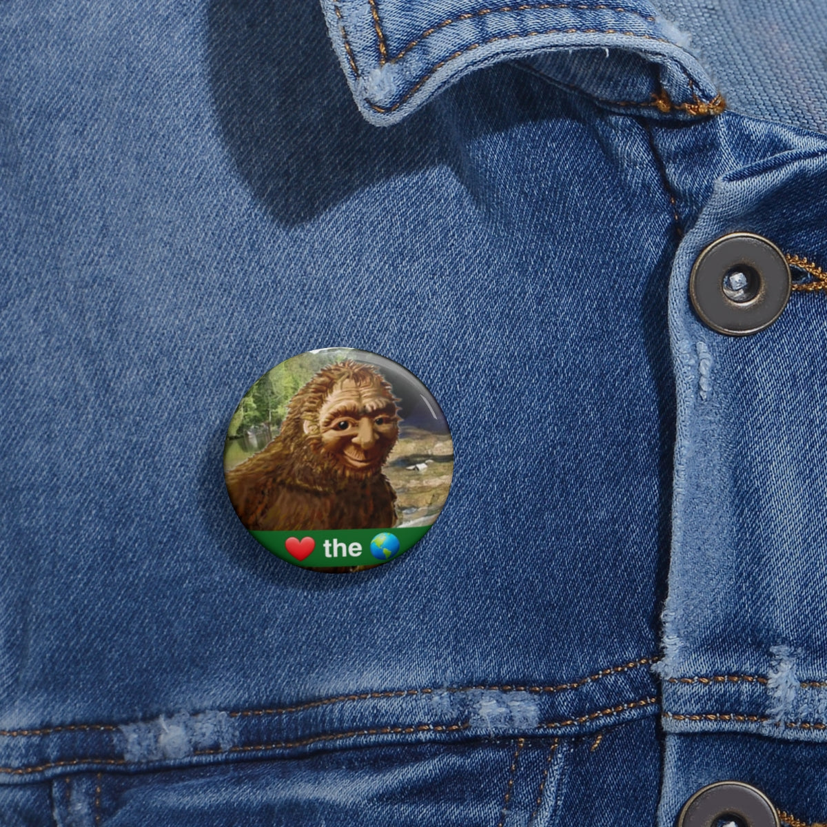 Bigfoot Pin Buttons