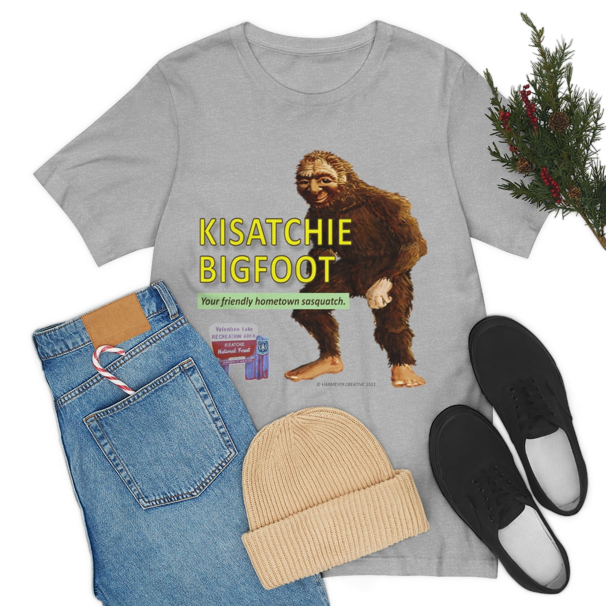 Unisex Kisatchie Bigfoot Jersey Tee