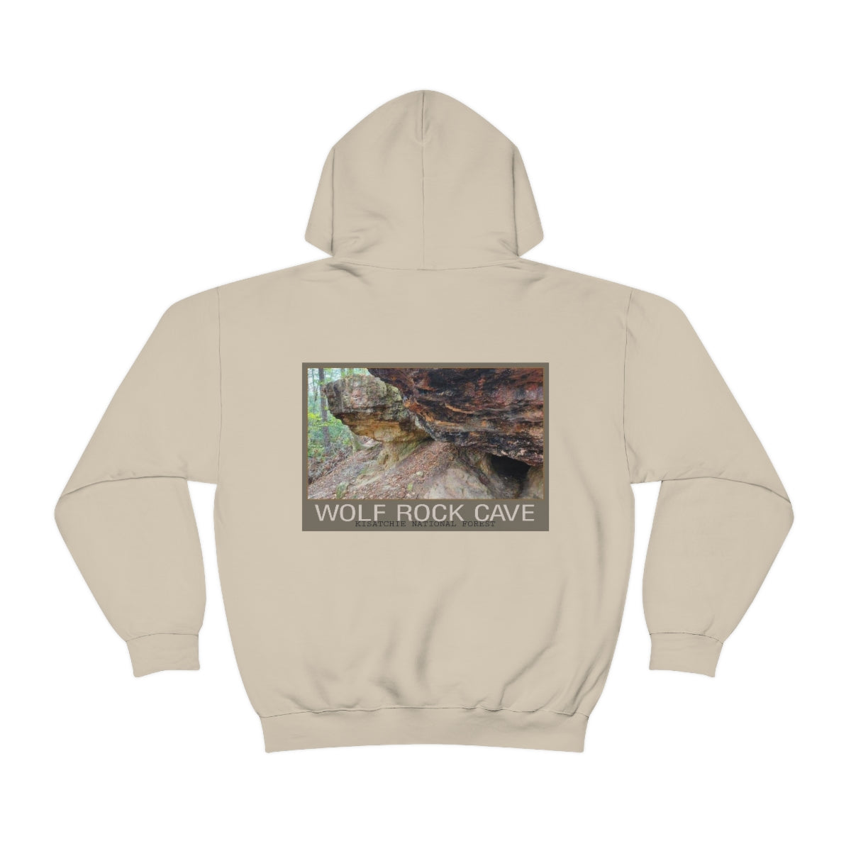 Unisex KNF Wolf Rock Cave Hoodie