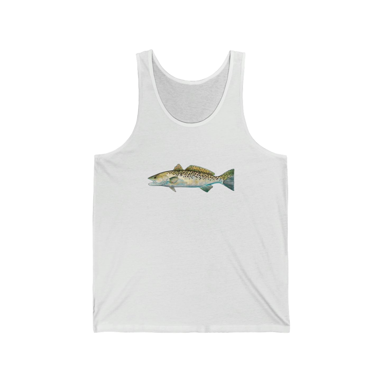 Unisex Speckled Trout Jersey Tank