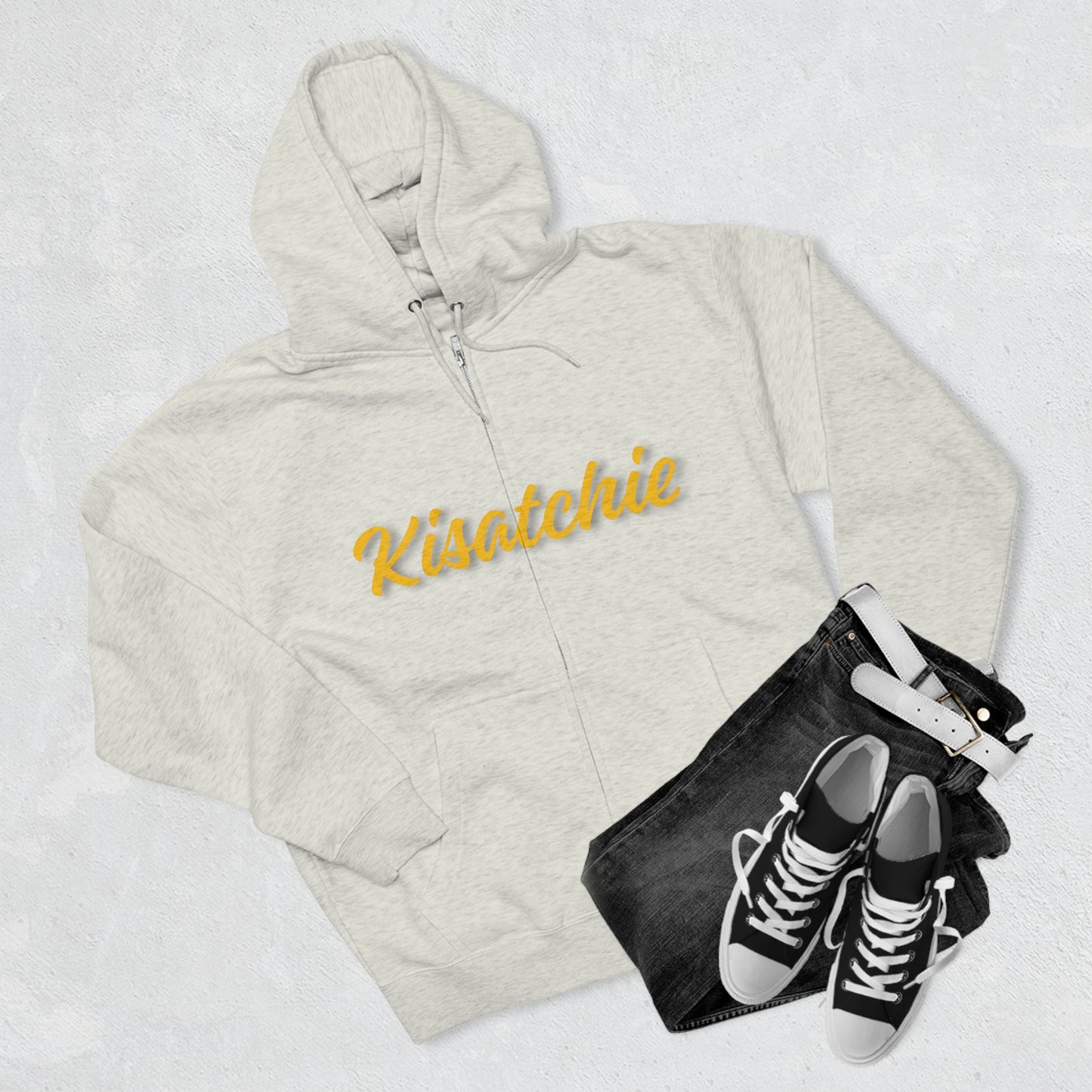 Unisex Premium Kisatchie National Forest Full Zip Hoodie