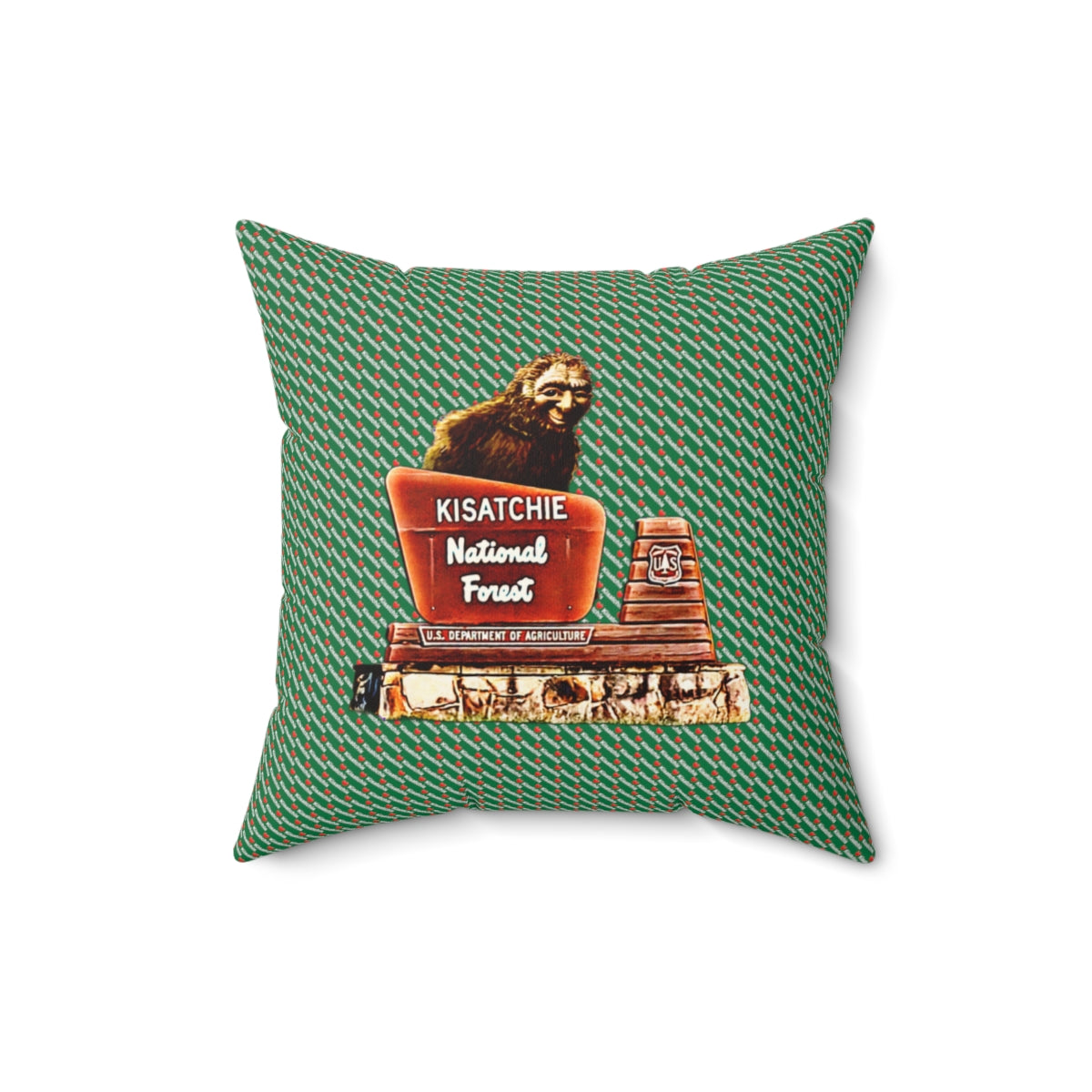 Square Kisatchie Bigfoot Pillow