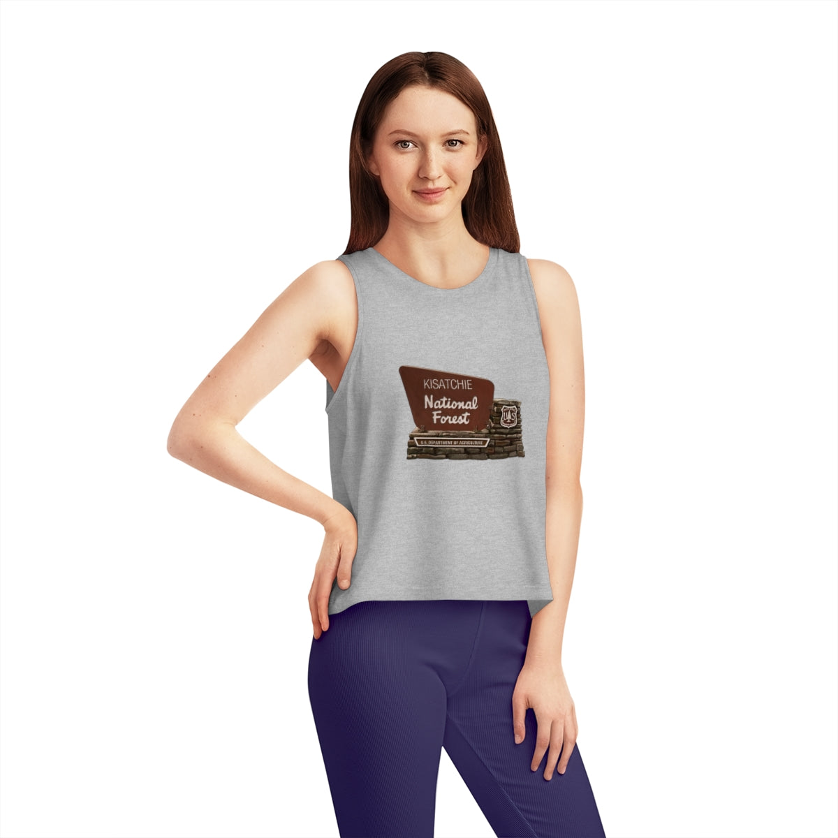 Women's Kisatchie Dancer Cropped Tank Top