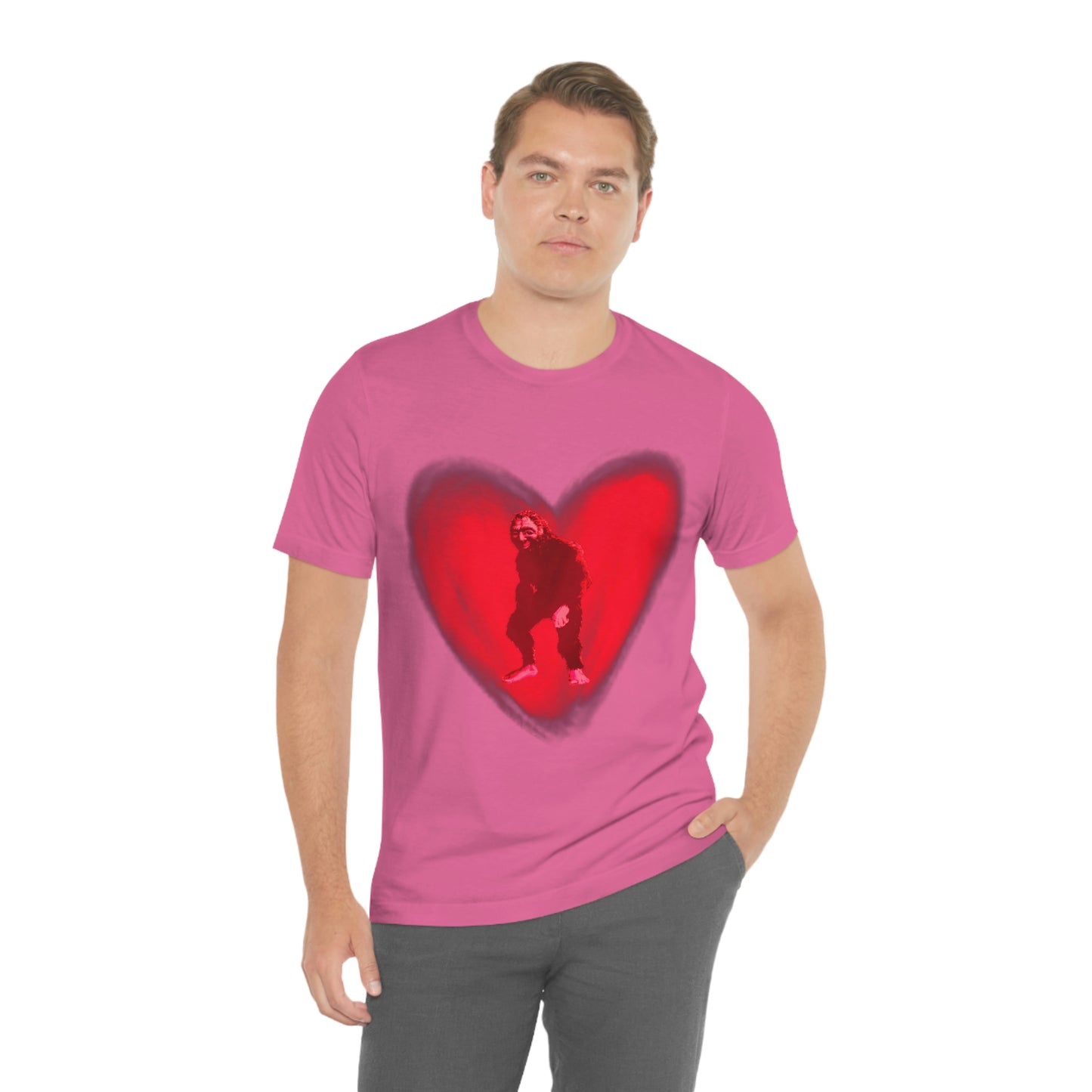 Unisex Bigfoot in My Heart Jersey Tee