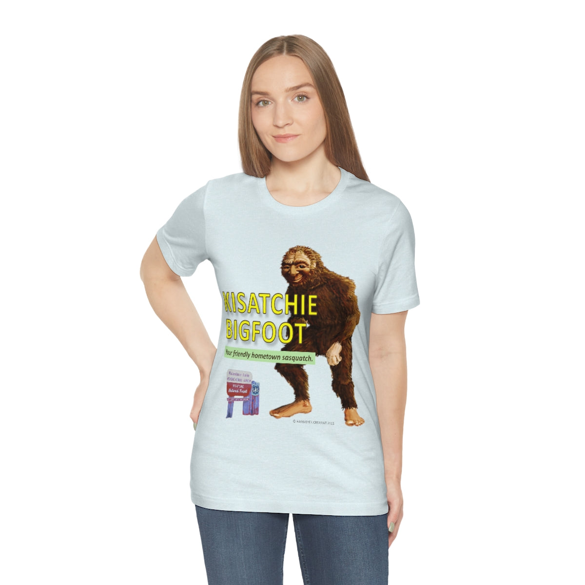 Unisex Kisatchie Bigfoot Jersey Tee