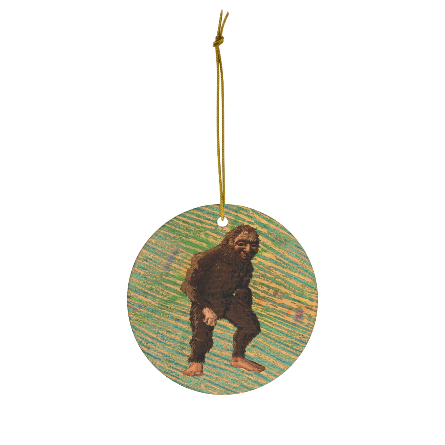 Porcelain Bigfoot Ornament