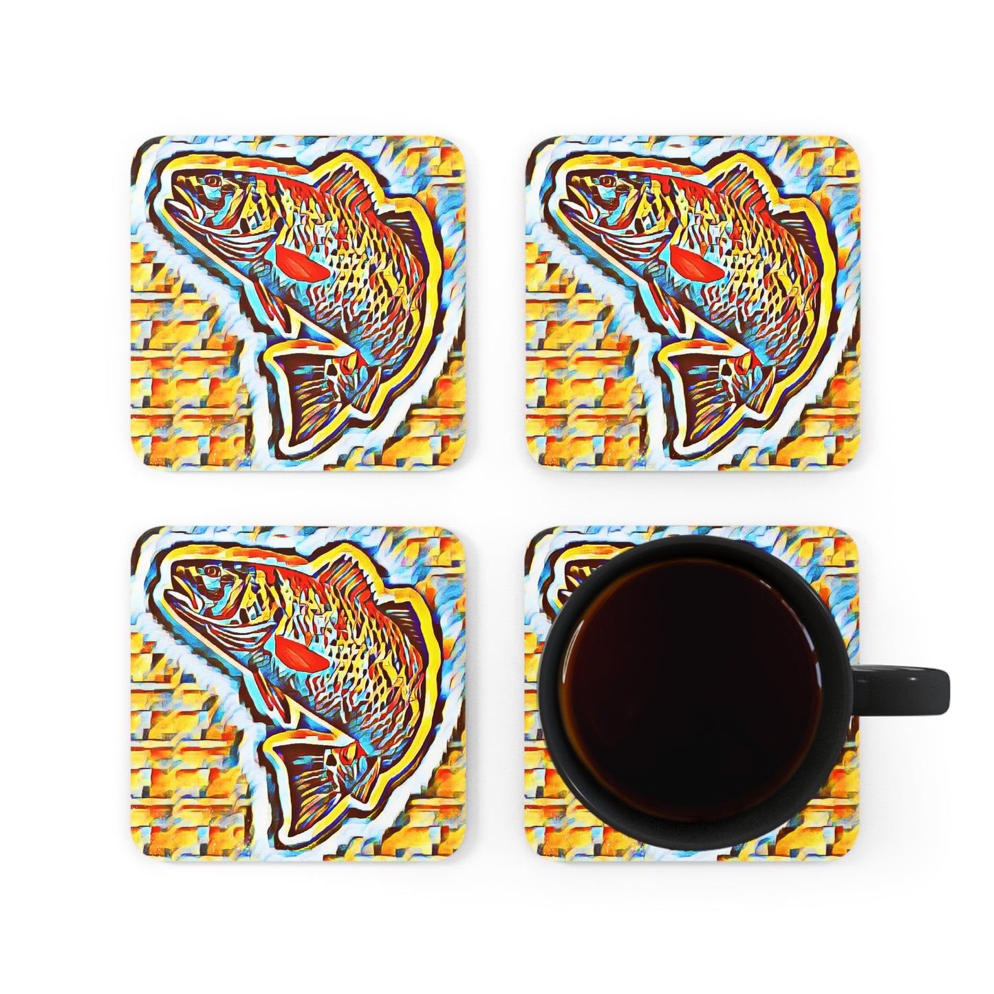 Redfish Coaster Set