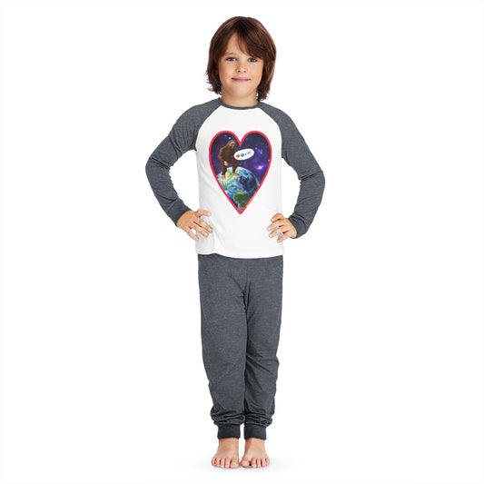 Kids' Bigfoot Loves Earth Pajama Set