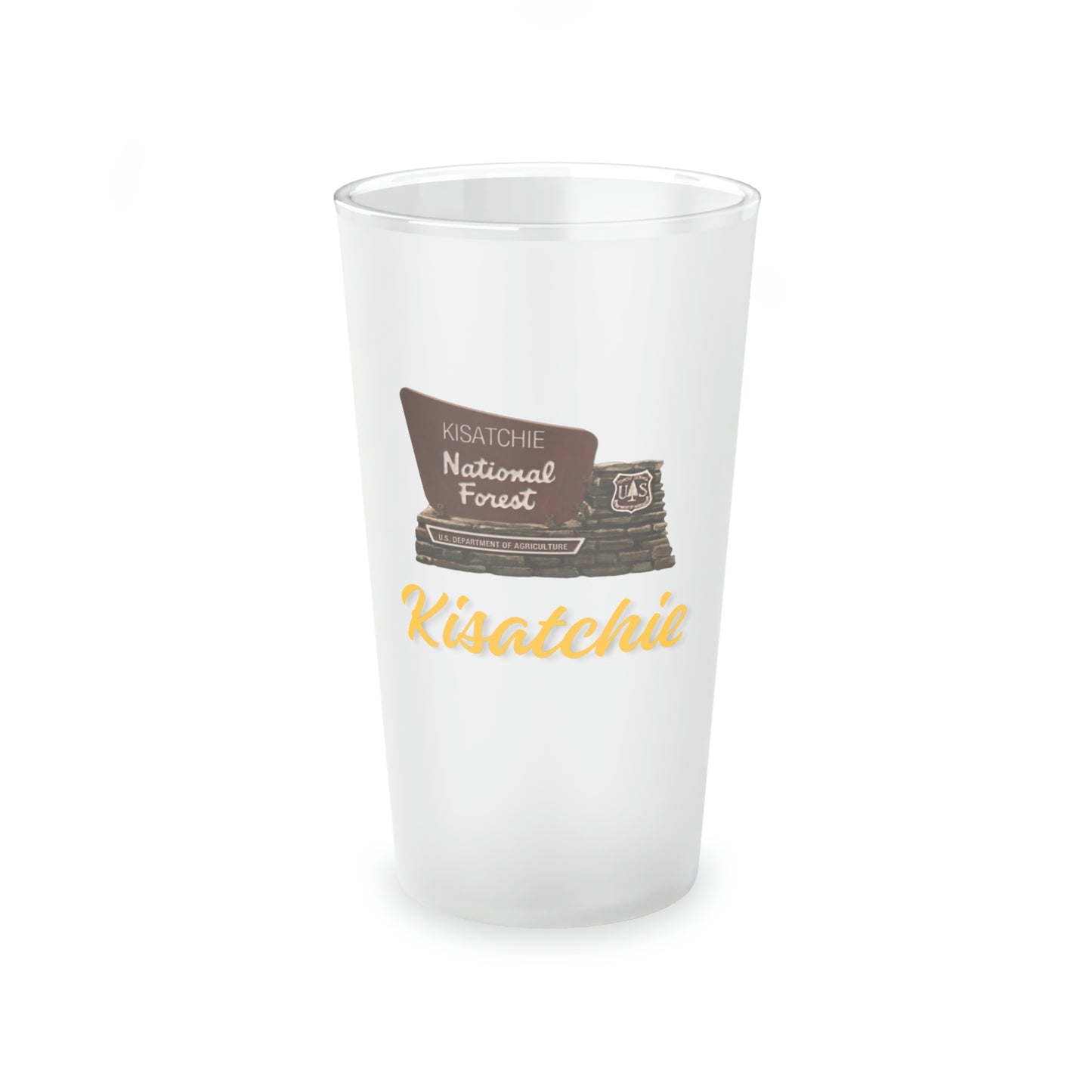 Kisatchie National Forest Frosted Pint Glass