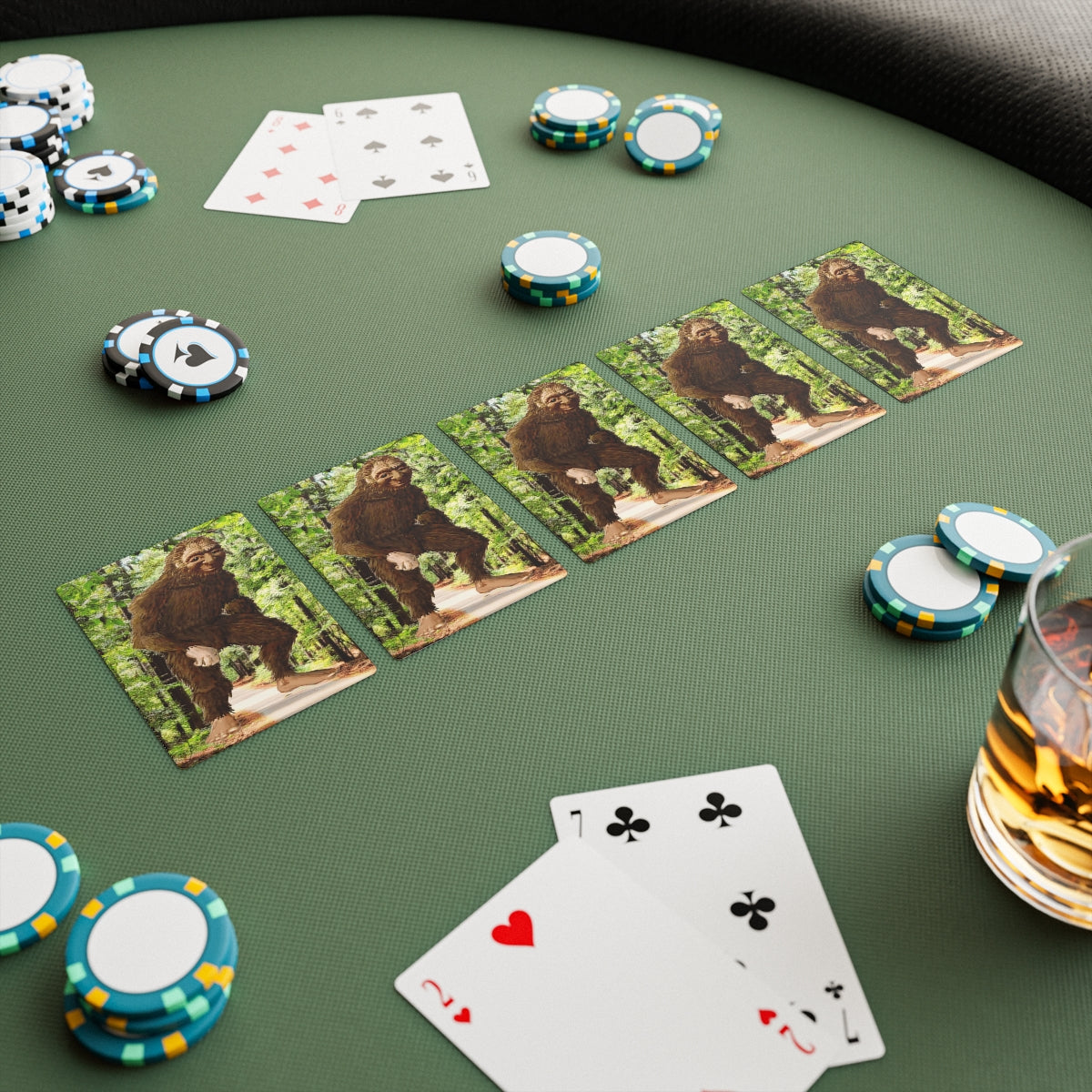 Bigfoot Playing Cards