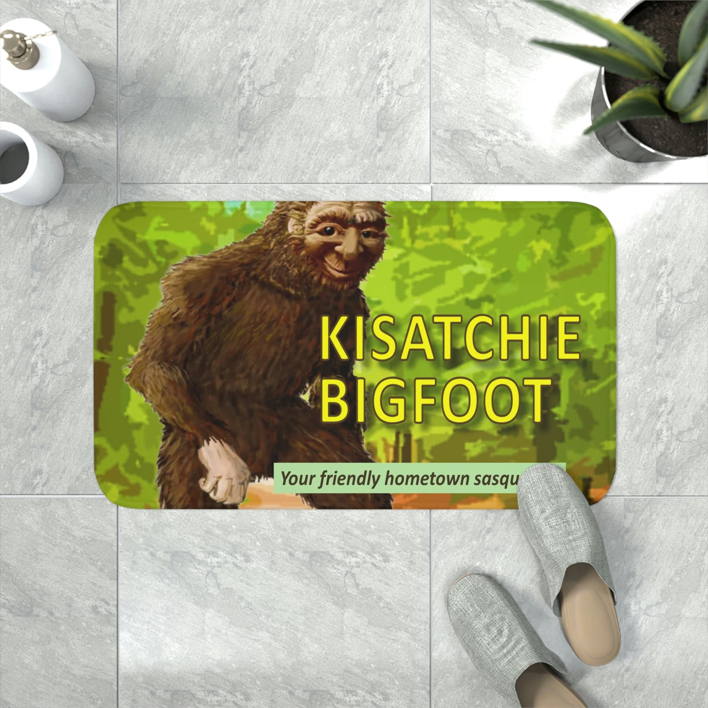 Kisatchie Bigfoot Memory Foam Bath Mat