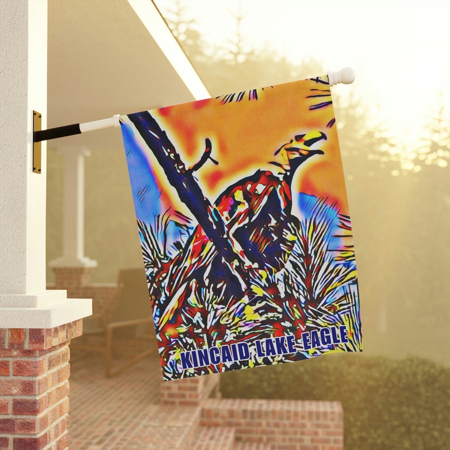 Kincaid Lake Eagle Garden & House Banner