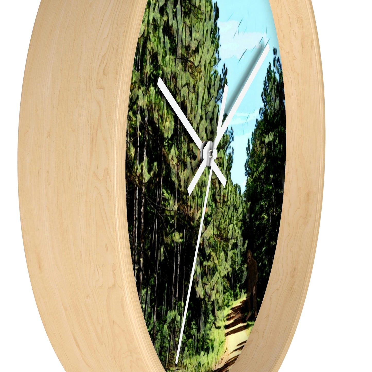 Kisatchie Bigfoot in Shadow Wall Clocks