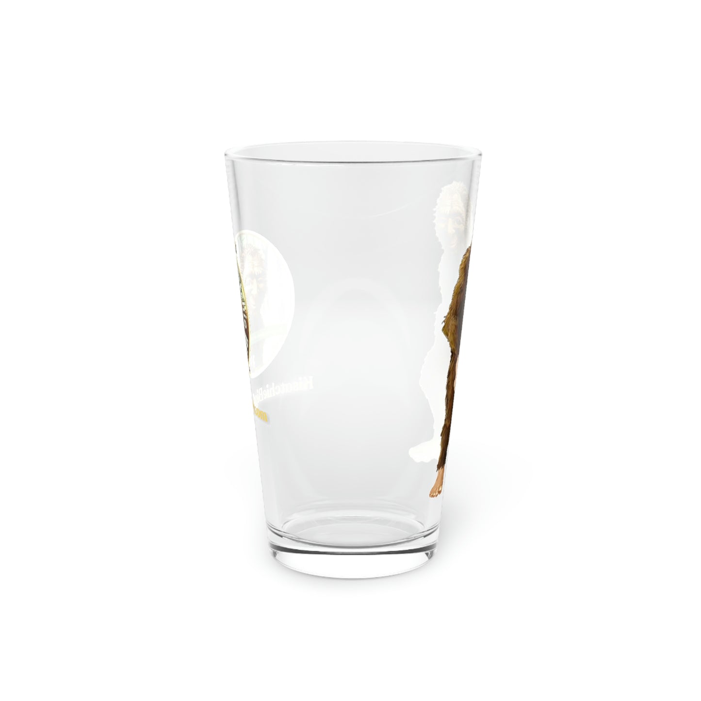 Kisatchie Bigfoot Clear Pint Glass