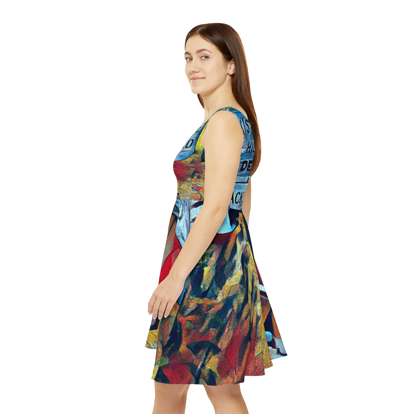 Backbone Trail Skater Dress