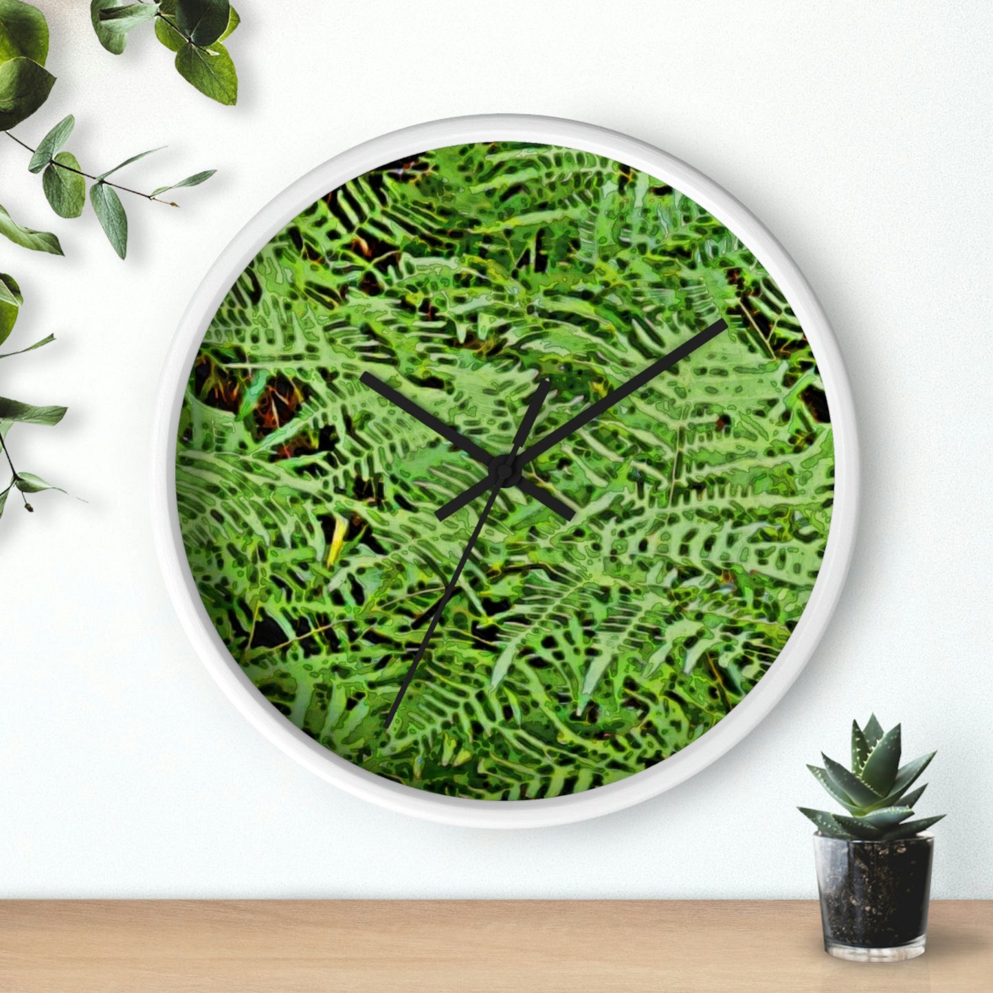 Kisatchie Fern Wall Clocks