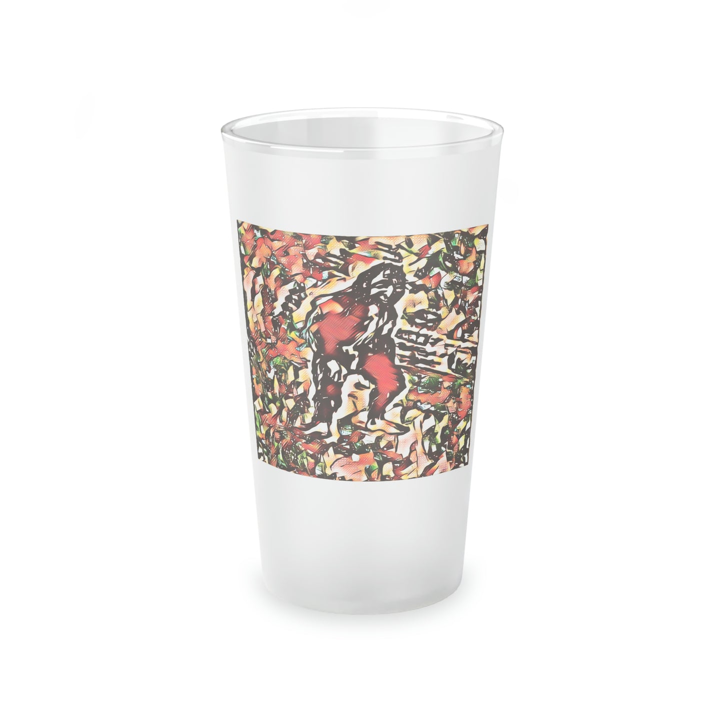 Bigfoot Emerges Frosted Pint Glass, 16oz