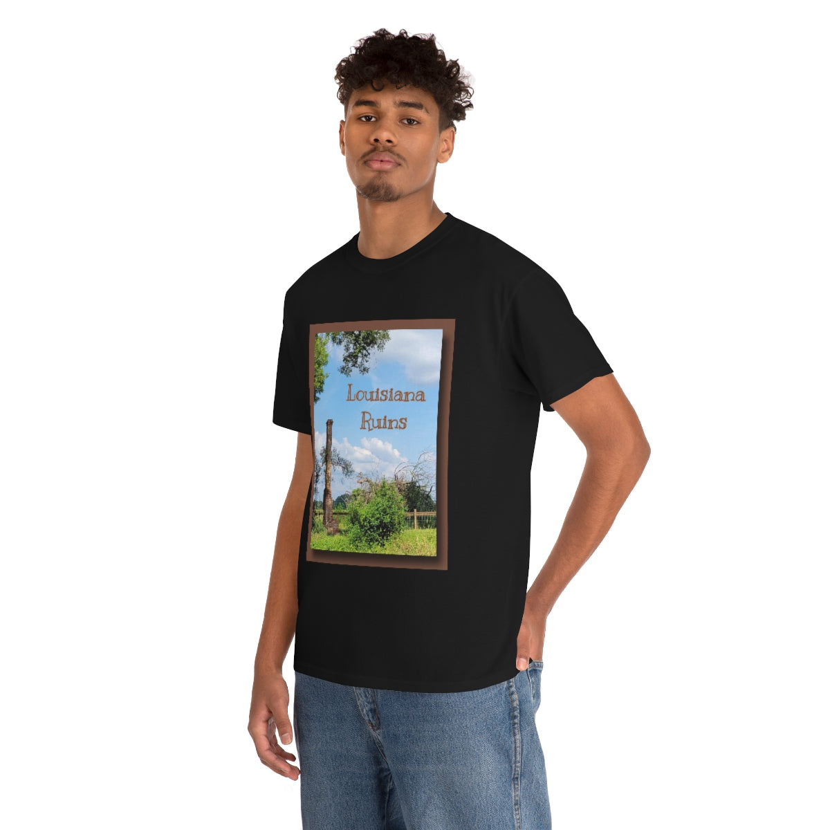 Louisiana Ruins Heavy Cotton Tee