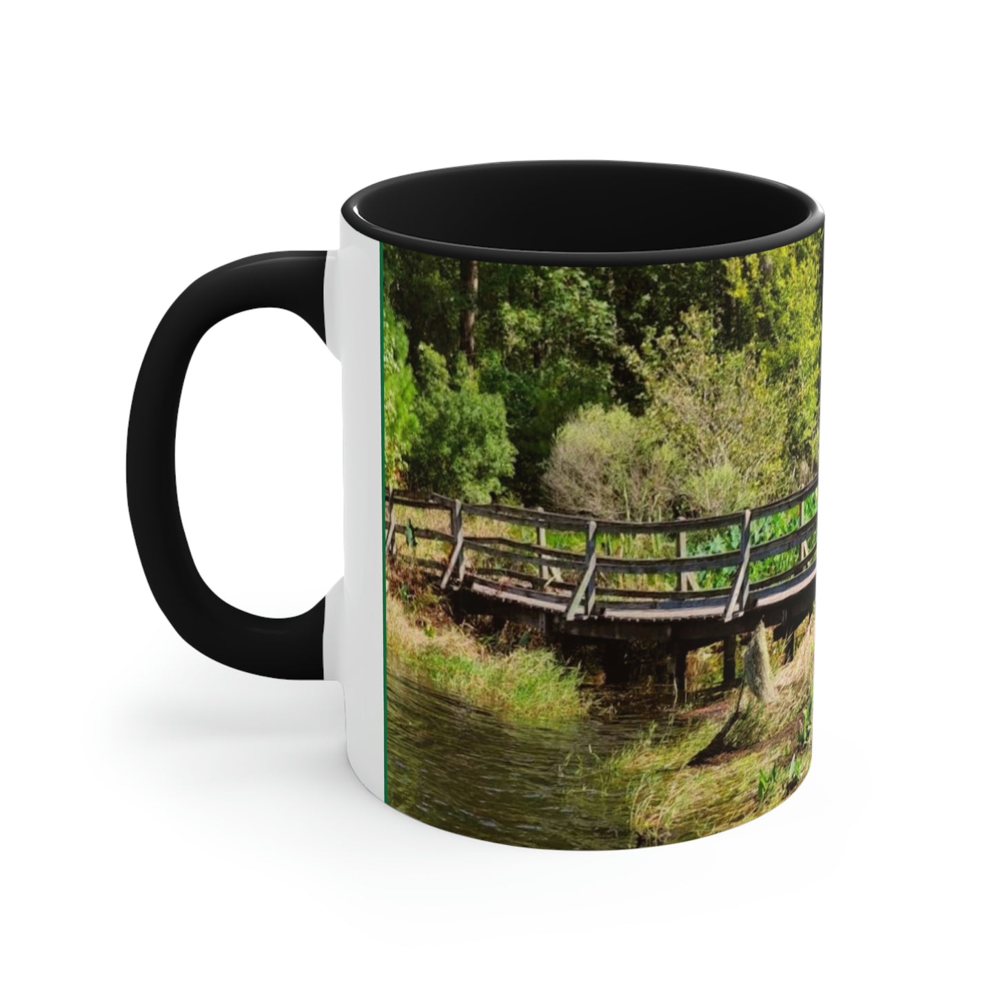 Hiking Bridge near Kincaid Lake Coffee Mug