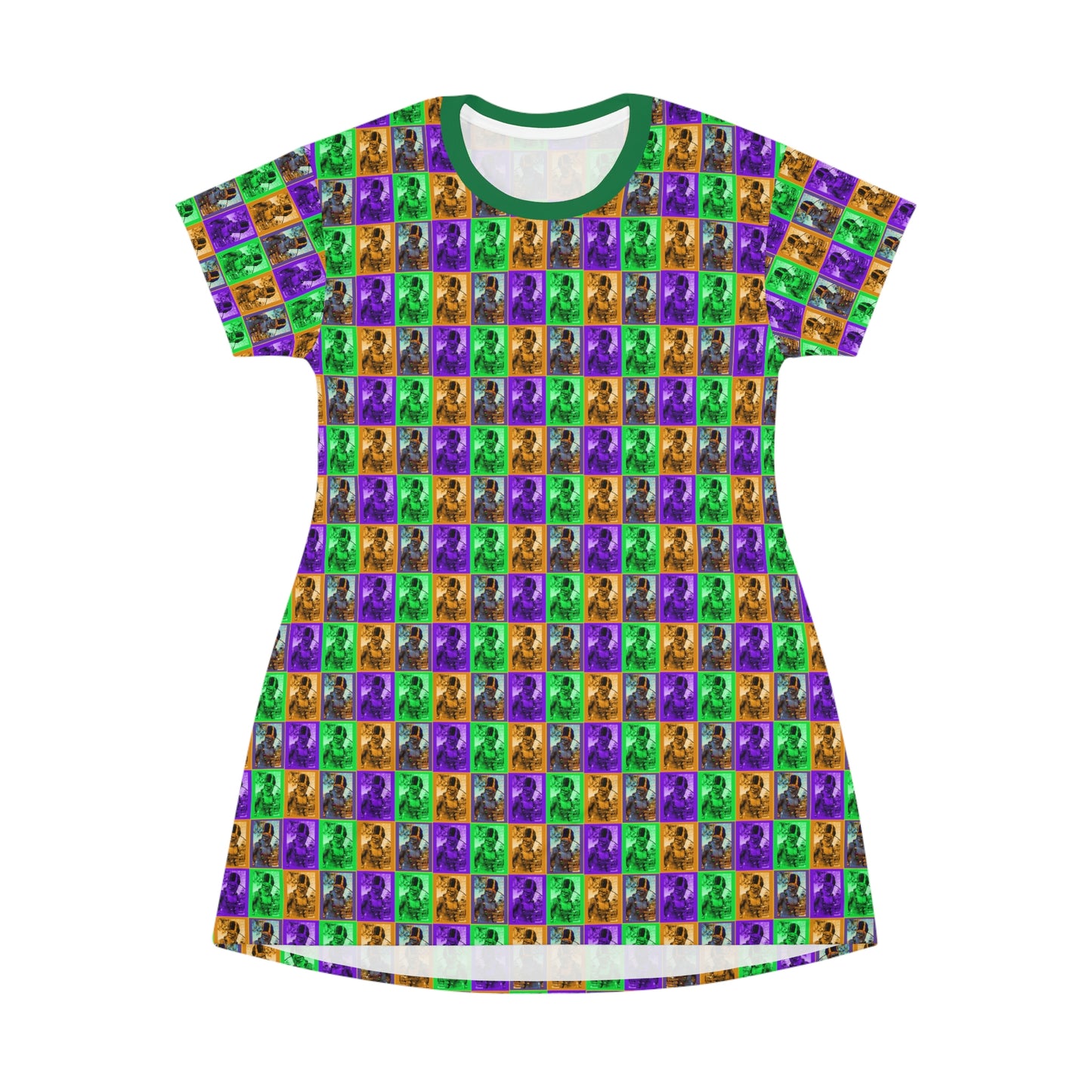 Bigfoot's Mardi Gras T-Shirt Dress