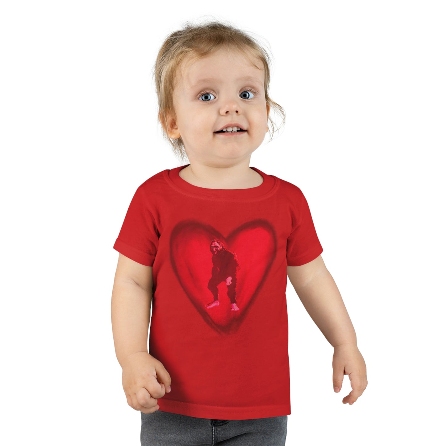 Toddler Bigfoot in My Heart T-shirt