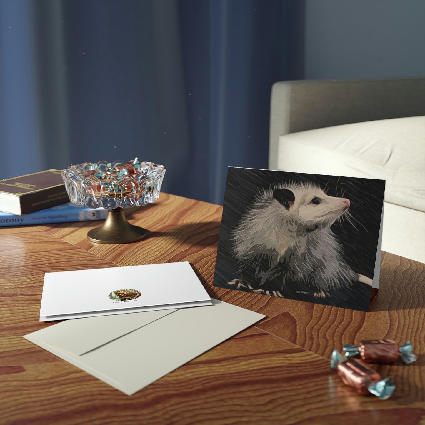 Louisiana Opossum Notecards (8, 16, and 24 pcs)