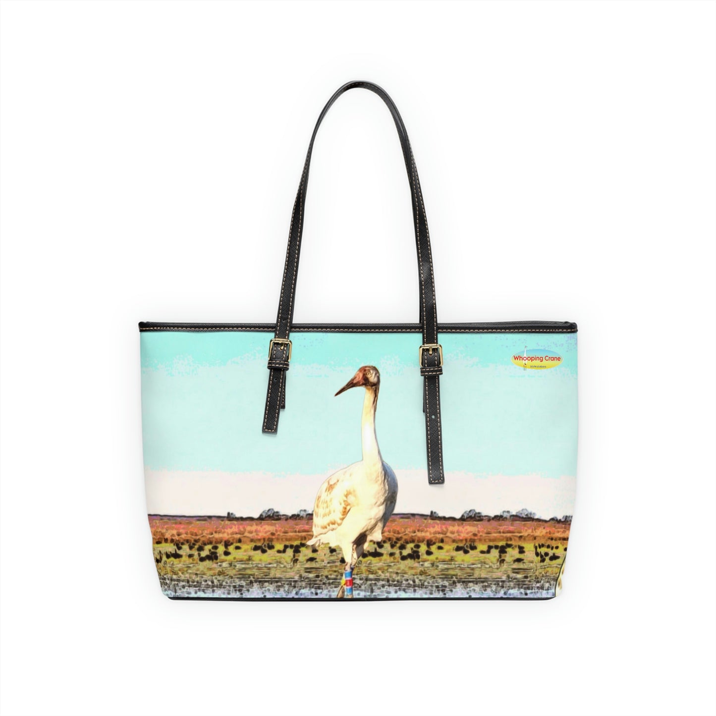 Whooping Cranes Shoulder Bag