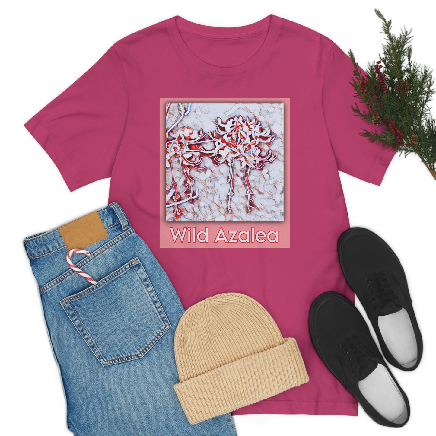 Unisex Kisatchie Wildflowers (Wild Azaleas) Jersey Tee