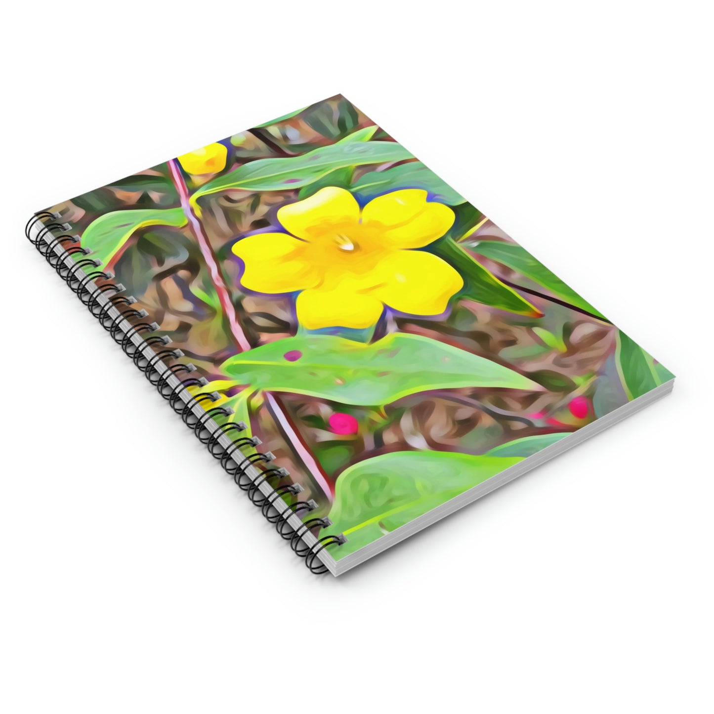 Yellow Jessamine Spiral Notebook