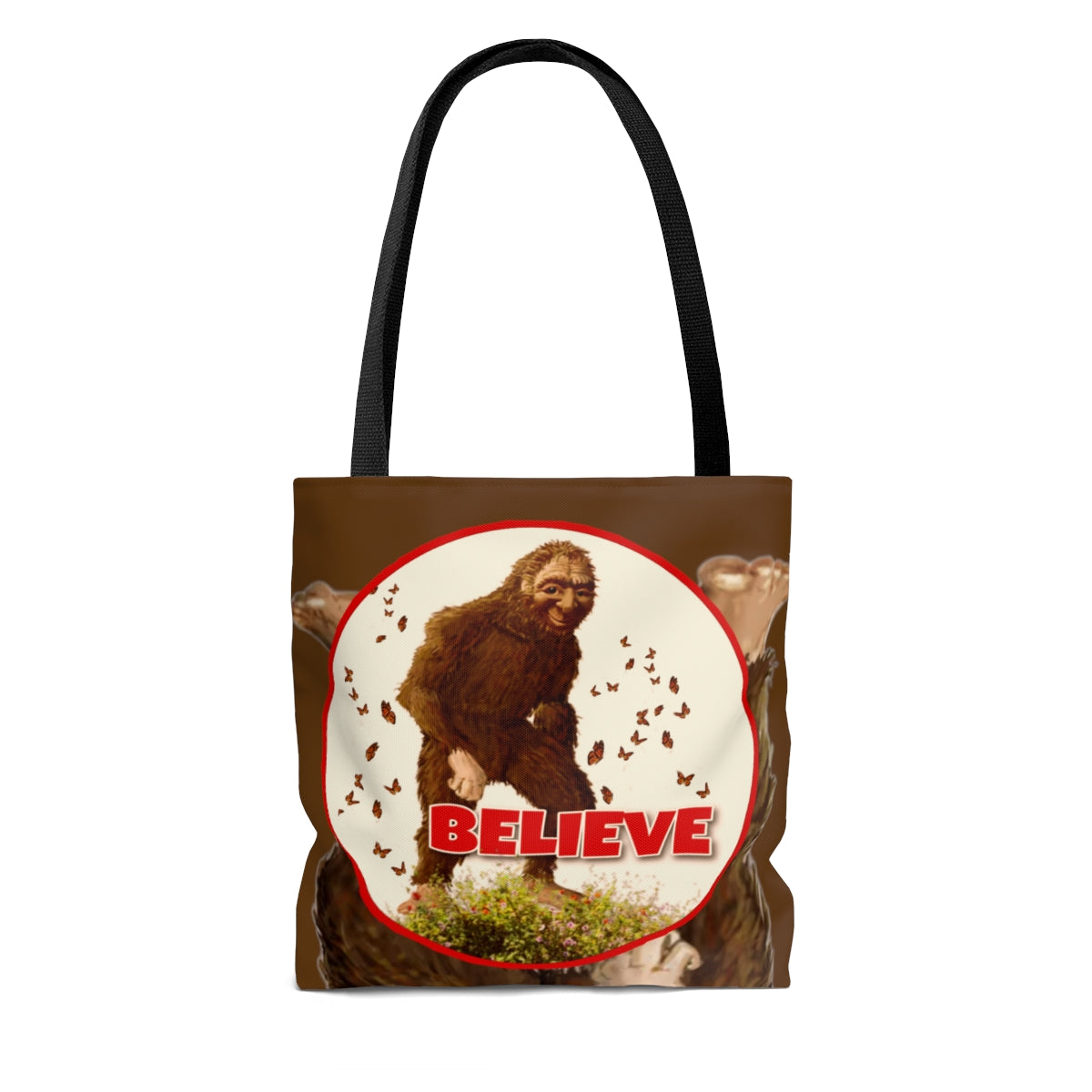 Bigfoot Believe Tote Bag