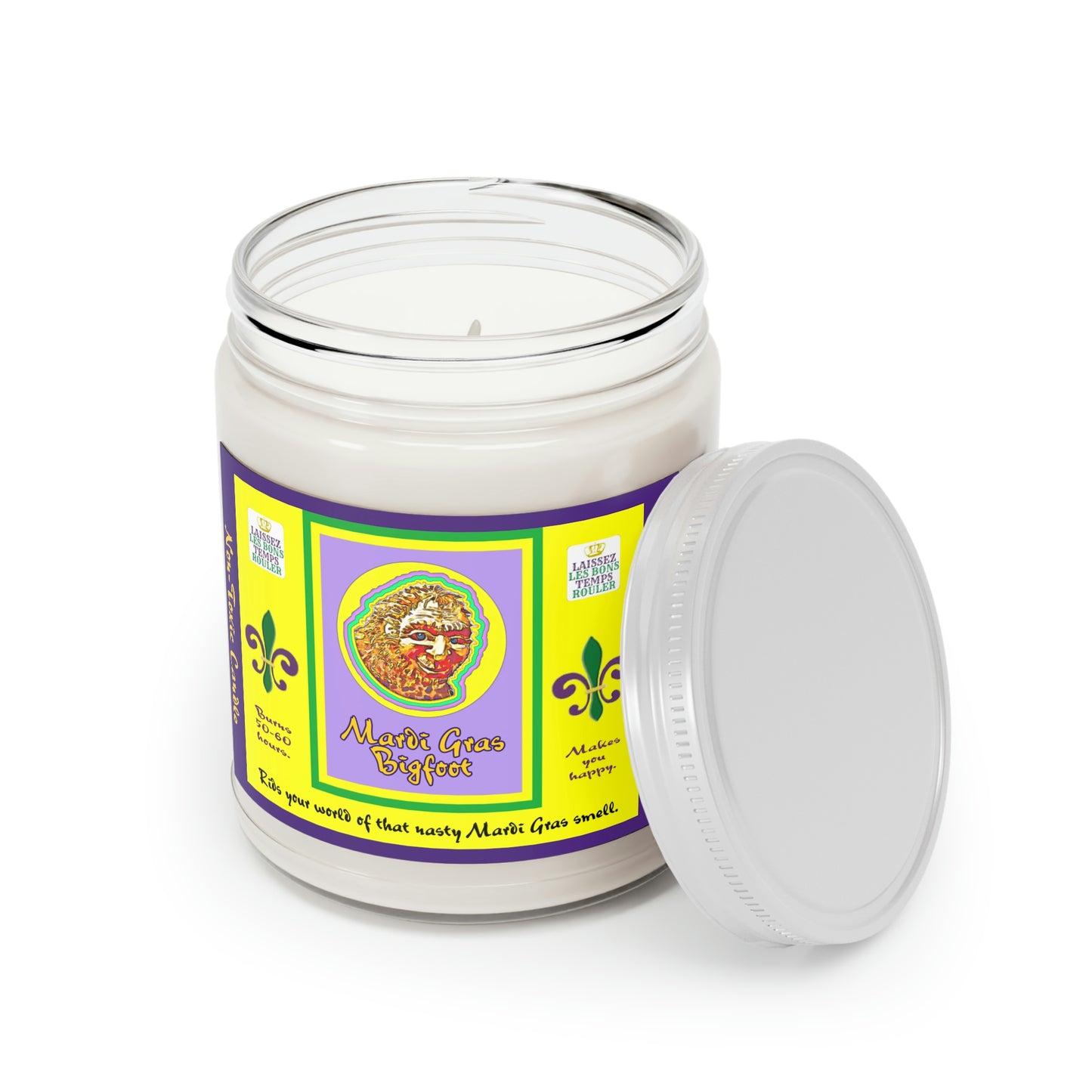 Bigfoot's Mardi Gras Candle