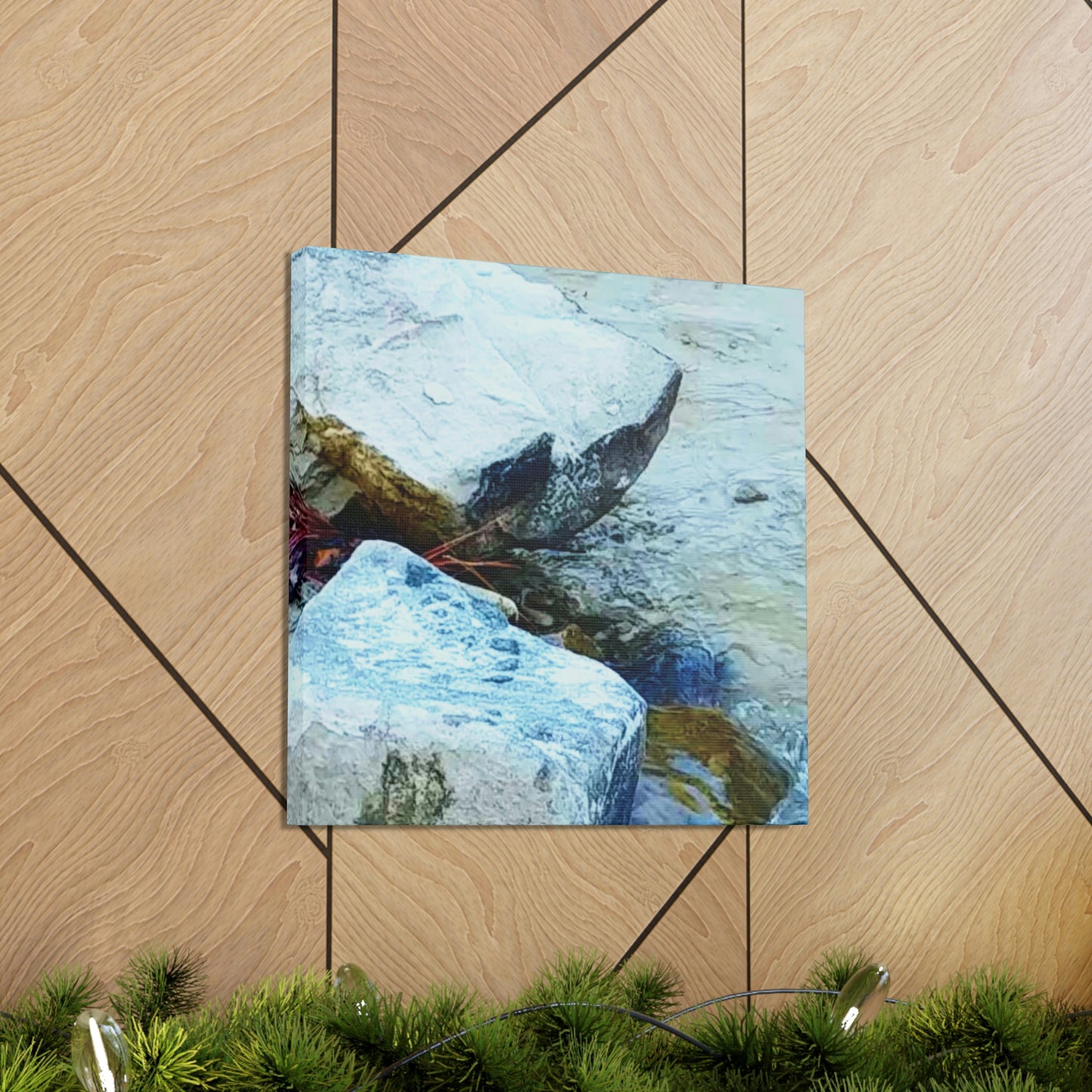 Kisatchie Bayou Rocks Canvas Gallery Wraps