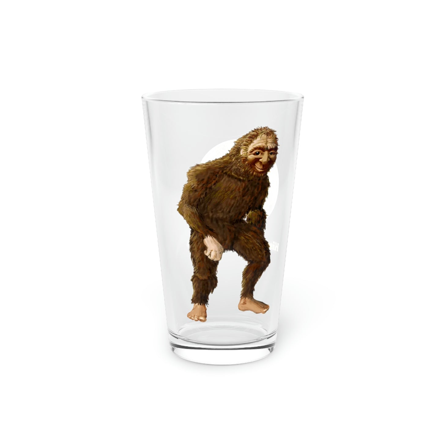 Kisatchie Bigfoot Clear Pint Glass