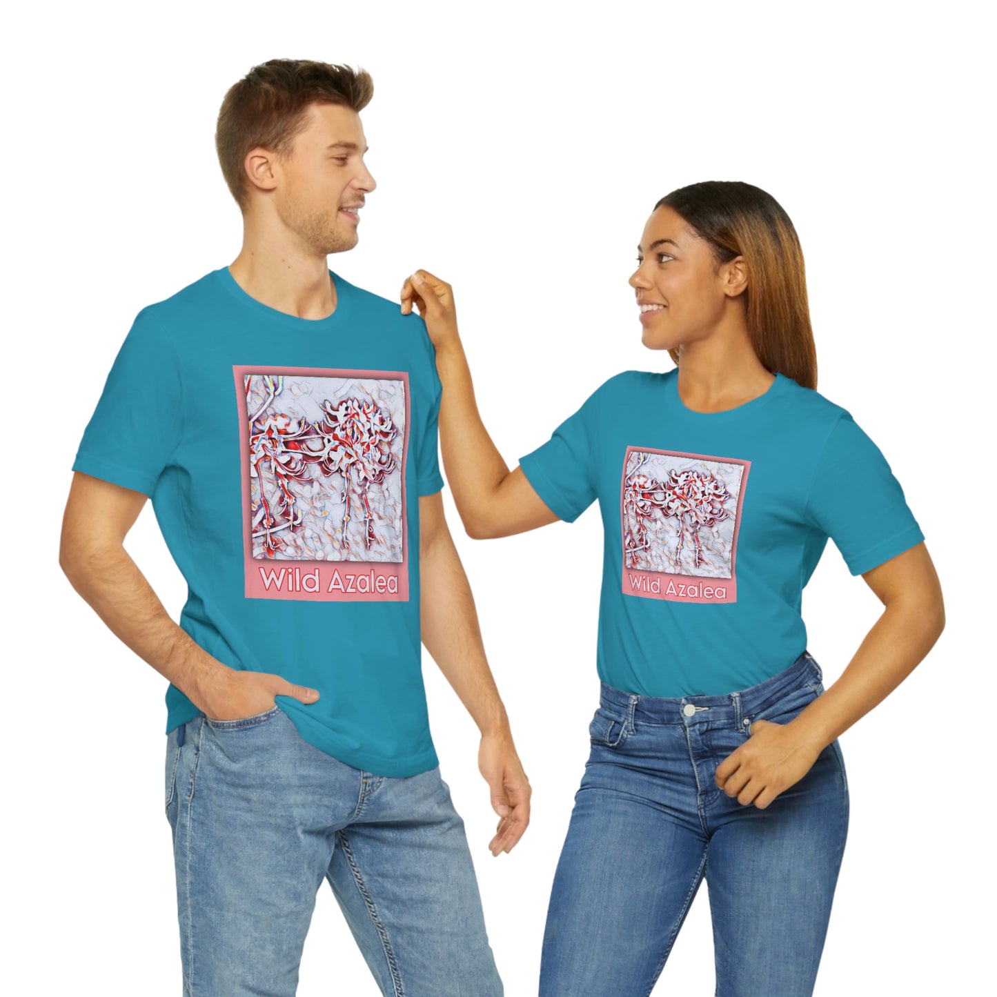 Unisex Kisatchie Wildflowers (Wild Azaleas) Jersey Tee