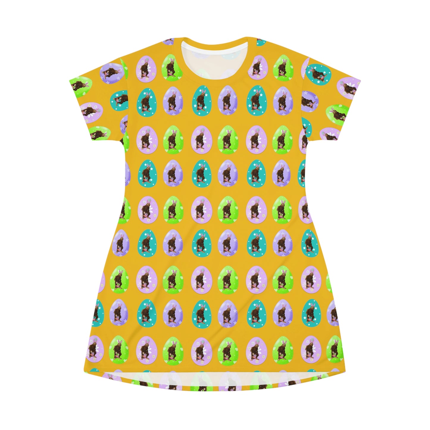 Bigfoot Easter T-Shirt Dress