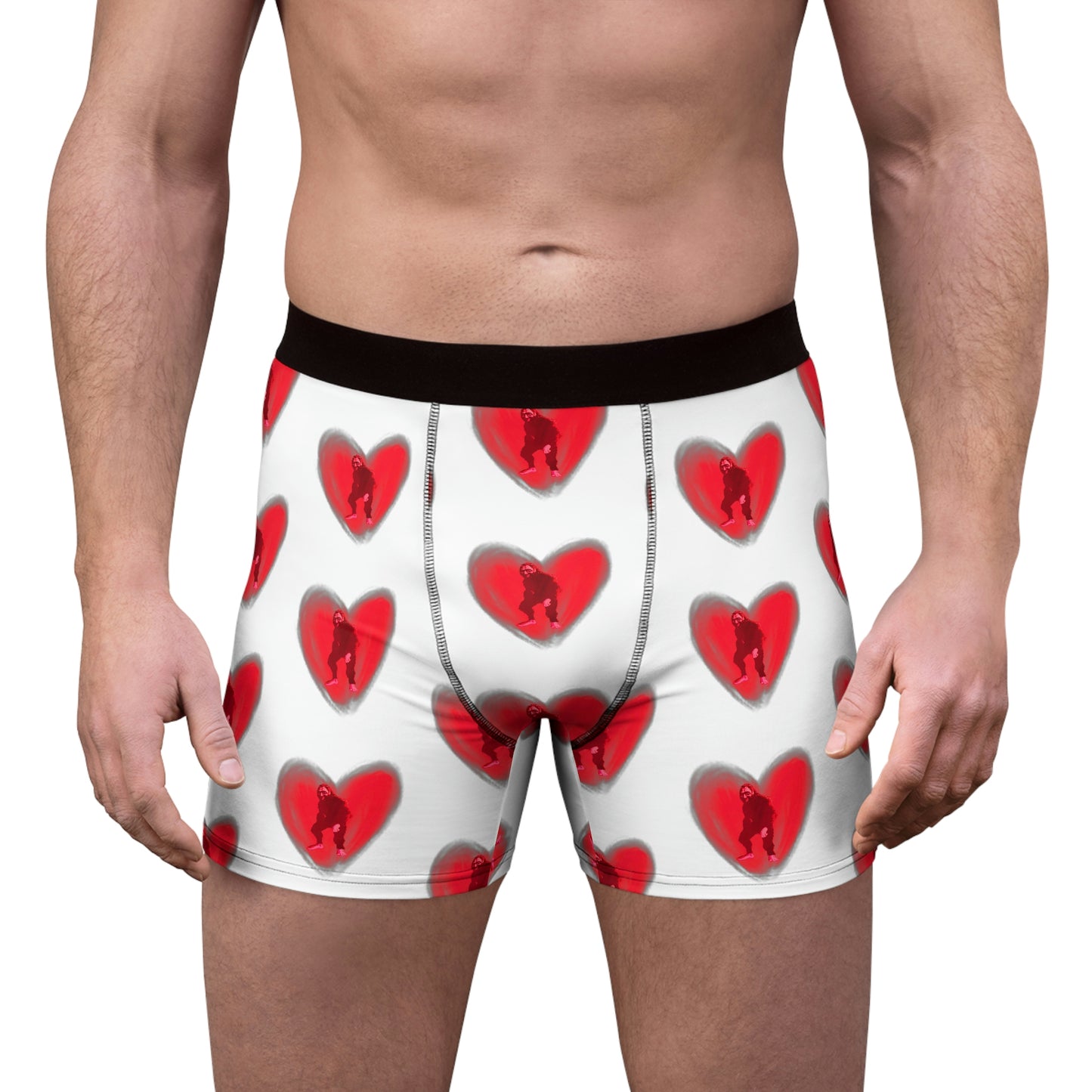 Men's Bigfoot in My Heart Boxer Briefs